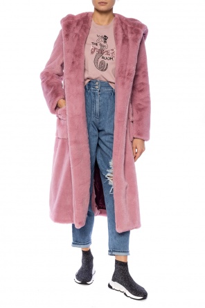 Fur-trimmed coat, zdjęcie 2 Fur-trimmed coat od Golden Goose